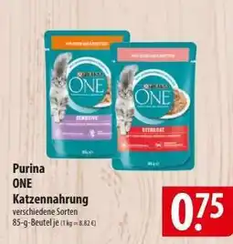 Famila Nord Ost PURINA ONE Katzennahrung Angebot