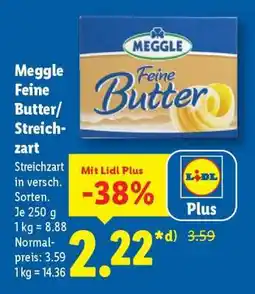 Lidl Meggle Feine Butter/ Streichzart Angebot