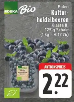 Edeka EDEKA Bio Kulturheidelbeeren Angebot