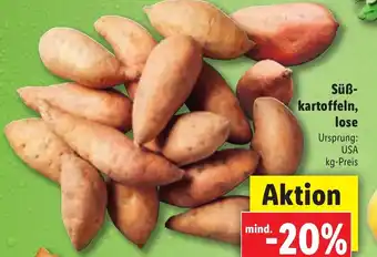 Lidl Süßkartoffeln, lose Angebot