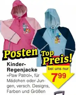 Wiglo Wunderland Kinder Regenjacke Angebot
