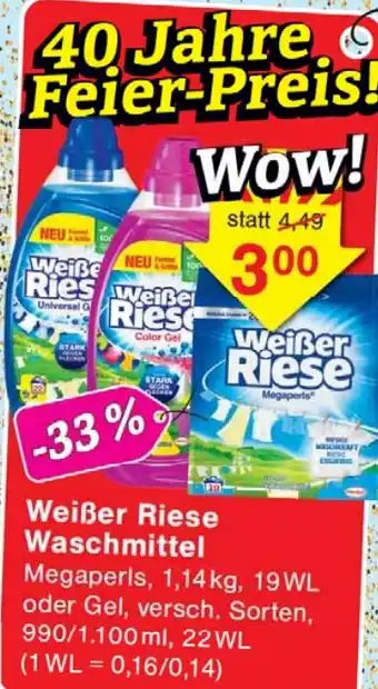Wiglo Wunderland Weißer Riese Waschmittel Angebot