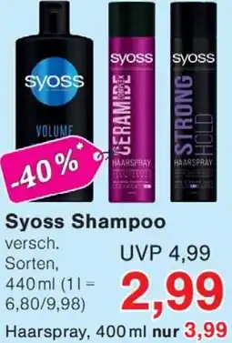 Wiglo Wunderland Syoss Shampoo Angebot