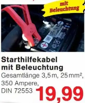 Wiglo Wunderland Starthilfekabel mit Beleuchtung Angebot