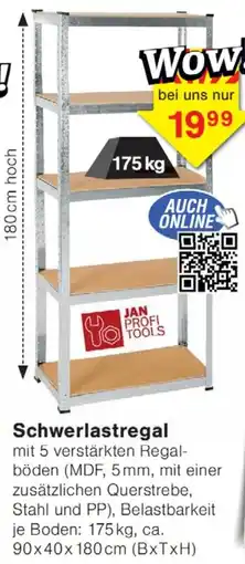 Wiglo Wunderland JAN PROFI TOOLS Schwerlastregal Angebot