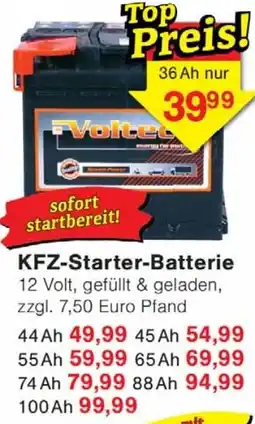 Wiglo Wunderland KFZ-Starter-Batterie Angebot