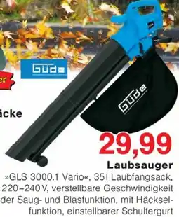 Wiglo Wunderland Güde Laubsauger Angebot