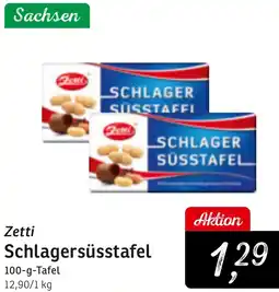 KONSUM Zetti Schlagersüsstafel Angebot