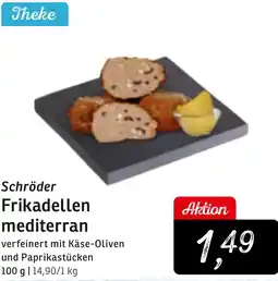 KONSUM Schröder Frikadellen mediterran Angebot