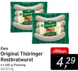 KONSUM Ewu Original Thüringer Rostbratwurst Angebot