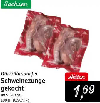 KONSUM Dürrröhrsdorfer Schweinezunge gekocht Angebot