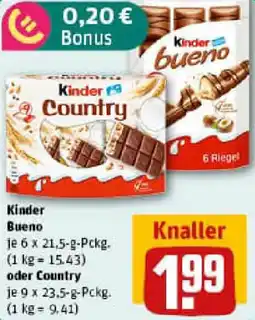 REWE Kinder Bueno Angebot