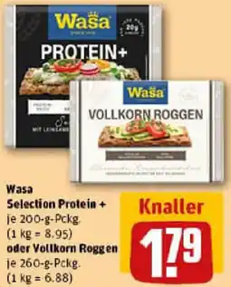 REWE Wasa Selection Protein + Angebot