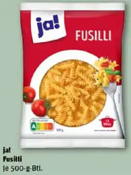 REWE ja! Fusilli Angebot
