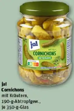 REWE ja! Cornichons Angebot