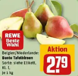 REWE Bunte Tafelbirnen Angebot