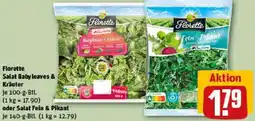 REWE Florette Salat Baby leaves & Kräuter oder Salat Fein & Pikant Angebot