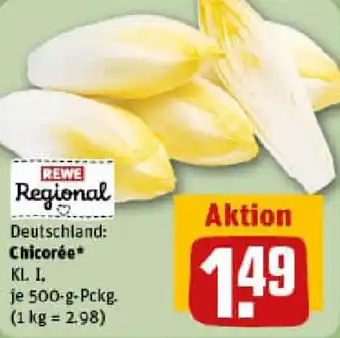 REWE Chicorée Angebot