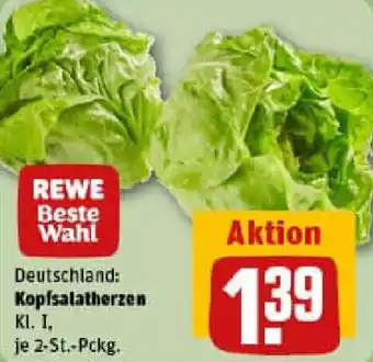 REWE Kopfsalatherzen Angebot