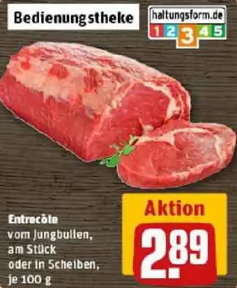 REWE Entrecôte Angebot