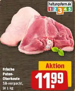 REWE Frische Puten- Oberkeule Angebot