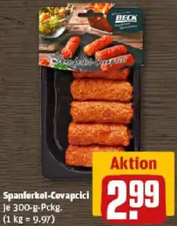 REWE Spanferkel-Cevapcici Angebot