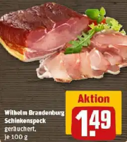 REWE Wilhelm Brandenburg Schinkenspeck Angebot