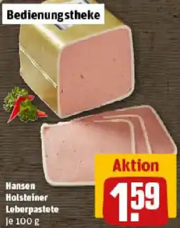 REWE Hansen Holsteiner Leberpastete Angebot