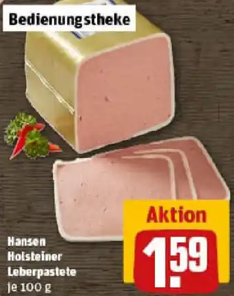 REWE Hansen Holsteiner Leberpastete Angebot