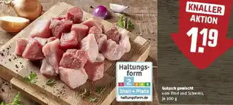 REWE Gulasch gemischt Angebot