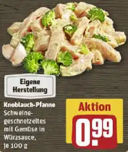 REWE Knoblauch-Pfanne Angebot