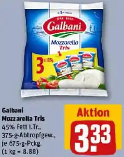 REWE Galbani Mozzarella Tris Angebot