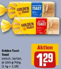 REWE Golden Toast Toast Angebot
