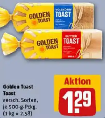 REWE Golden Toast Toast Angebot