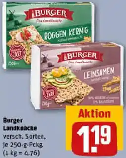 REWE Burger Landknäcke Angebot