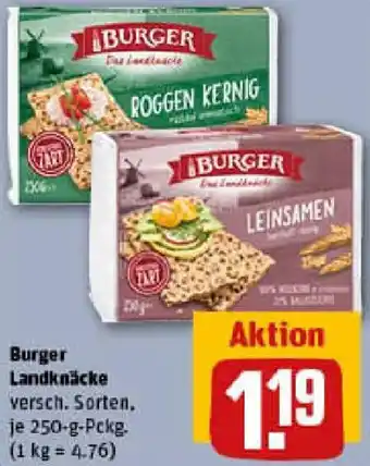 REWE Burger Landknäcke Angebot