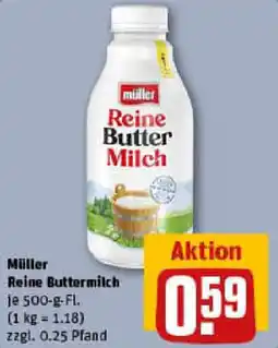 REWE Müller Reine Buttermilch Angebot