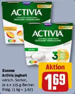 REWE Danone Activia Joghurt Angebot