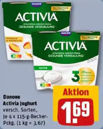 REWE Danone Activia Joghurt Angebot