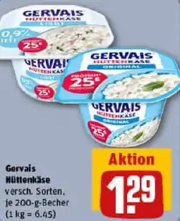 REWE Gervais Hüttenkäse Angebot