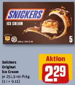 REWE Snickers Original Ice Cream Angebot