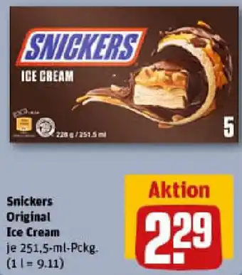 REWE Snickers Original Ice Cream Angebot