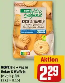 REWE REWE Bio + vegan Kekse & Waffeln Angebot