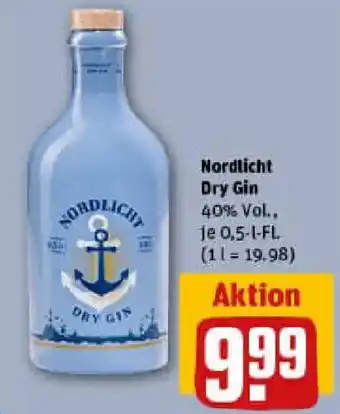 REWE Nordlicht Dry Gin Angebot