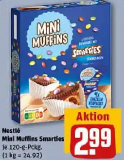 REWE Nestlé Mini Muffins Smarties Angebot