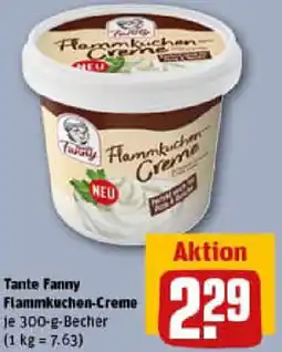 REWE Tante Fanny Flammkuchen-Creme Angebot