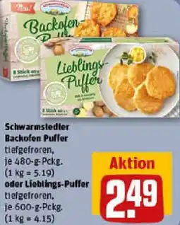 REWE Schwarmstedter Backofen Puffer oder Lieblings-Puffer Angebot