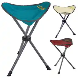 Netto Marken-Discount UQUIP Dreibeinhocker Darcy XL Falthocker Campinghocker Faltbar Leicht 100 kg Farbe: sand Angebot