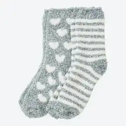 NKD Damen-Kuschelsocken mit verschiedenen Mustern, 2er-Pack Angebot