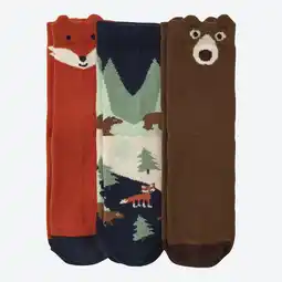 NKD Kinder-Jungen-Socken mit Waldtier-Motiven, 3er-Pack Angebot